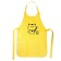 Apron for creativity "cat", yellow color, 42x63 cm