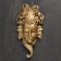 Suspended decor "Venetian mask No. 1" 27x14cm, bronze