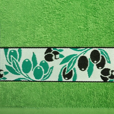 Towel 30x60 cm, olives, green mix, 340 g/m, maistra, cotton-2