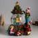 Souvenir Polystone Water Ballion Music, Light "Boy decorates the Christmas tree" D = 10 cm 18x16x23 cm