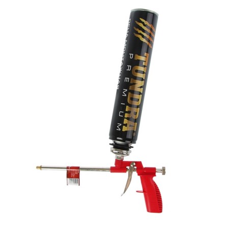 Pistol for mounting foam scrap, plastic case-2