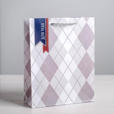 Packaging, gift -laminated vertical package, “for you”, 18 x 23 x 8 cm-1