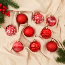 Set of balls plastic D-5.5 cm, 9 pcs 