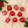 Set of balls plastic D-5.5 cm, 9 pcs "Harmony" Stars of strips, red-white