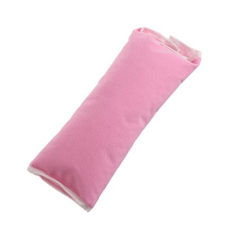 Pillow - ARGO lining, children's, on a seat belt, pink 29x11x9 cm-4