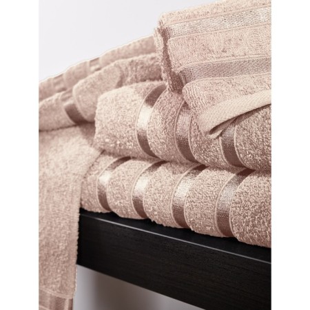 A set of terry towels MoonLight, size 30x50 cm, 50x90 cm, 70x140 cm, beige-6