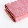 Women's wallet on magnets, pink color