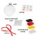 Set for experiments Christmas tree toy "Ball with a deer", diameter 10 cm