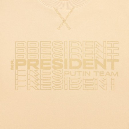 President sweatshirt, size m, beige color-13