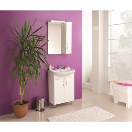 Mirror with a cabinet "ONDA", left-5