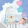 Mobile musical "Magic dreams", sound, light, blue color