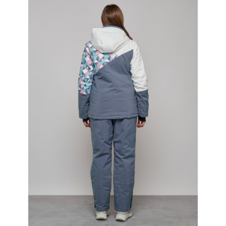 Ski suit female, size 50, white color-3