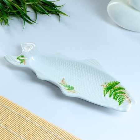 Selte dish 39cm, white mix color-3