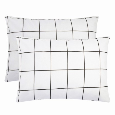 A set of pillowcases "Ethel" Cell 50x70 cm - 2 pcs, 100% cotton, Poplin