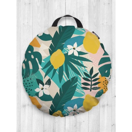 Decorative pillow Siddle on the floor, size 52x52 cm