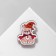 Brooch wooden "Corgi" Gryffindor, color