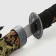 Souvenir weapon "Katana", black scabbard with patterns in the form of a dragon, 47 cm