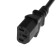 Power cable Luazon KDGN-005, SCHUKO-C13, 10 A, 3 m, 3 residential, black