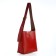 Women's bag on the Textura screw castle, small size, burgundy color