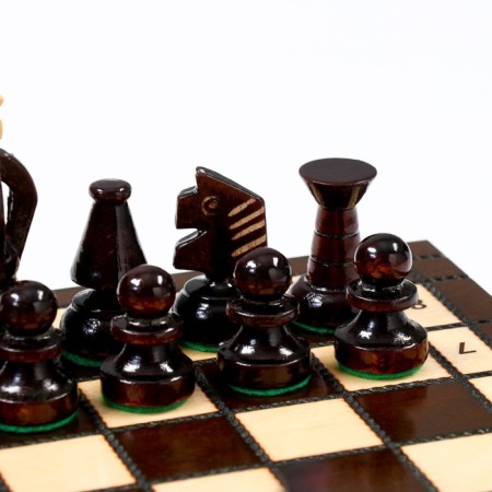 Chess Polish Madon "Royal", 28 x 28 cm, king h = 6 cm, pawn H-3 cm-5