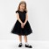Dress Children's Minaku: Partydress, black color, height 110 cm
