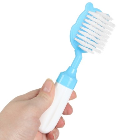 A set of combing a rattle “Hippo”, 2 subjects: comb with cloves + brush-2