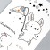 Tattoo on the body phosphorus "Bunny/kitten" mix 6x10.5 cm