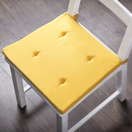 A set of pillows for the chair "Billy", size 37 x 42 x 3 cm - 2 pcs, yellow