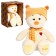 Soft toy "Bear Masha" in a hat, 30 cm