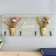 Decorative tree hooks "BUCKS OF FILS in pots" 16x40x3.5 cm