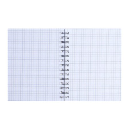 Notebook of 120 sheets in a cage on a crest Pixel, hard cover, matte lamination, selective varnish, mix-1