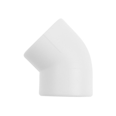 MEERPLAST square, polypropylene, 25 mm, 45 °, white-1