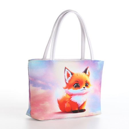 Bag children Lisichka, 23*5*16, lightning department, white