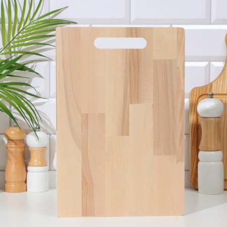 Board wooden "rectangle" 34x23x0.8 cm birch-1