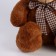 Soft toy "Bear" with a bow, 30 cm, brown color