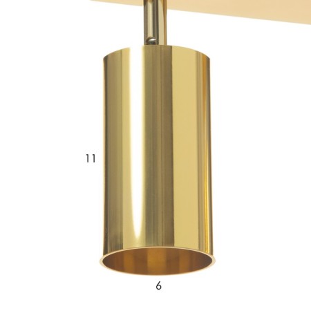 STAS "Etnes" 2xgu10 gold 29.5x6.5x16.5 cm-5