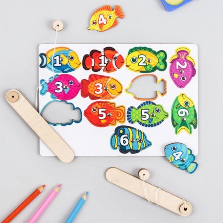 Magnetic fishing for children "fish"-3