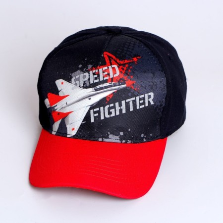 Children's cap for the boy "Speed ​​Fighter", rr. 52-54 cm-4