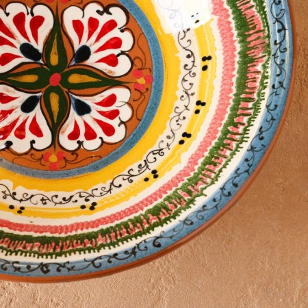 Buditsa Rishtan ceramics "Flowers", 25 cm-5