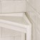 Rowbrush 2-tier angular Vikea, 33 × 33 × 40.7 cm, white color