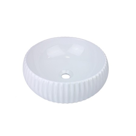 Haling liner Bronze de Luxe Esmeralda 1382W, 400x400x130, without overflow, faience, white 1003840