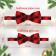 Set of ties-butter-tie "New Year's dudes" for boys, gift packaging, crumb I