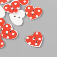A set of buttons of decorative wood 