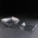 A set of deep plates of glass Tokio, 19.1 × 19.1 cm, 4 pcs