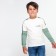 Sweatshirt for a boy, the color is gray-green, height 110 cm