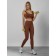 Sports suit female, size 46, brown color
