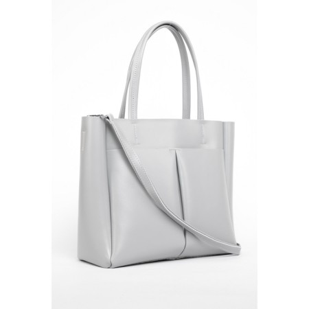 Bag Tout Women, Genuine leather, Ludor Gray, 32x13x29 cm-1