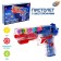 Techno pistol, with gears, shoots soft bullets, light, sound