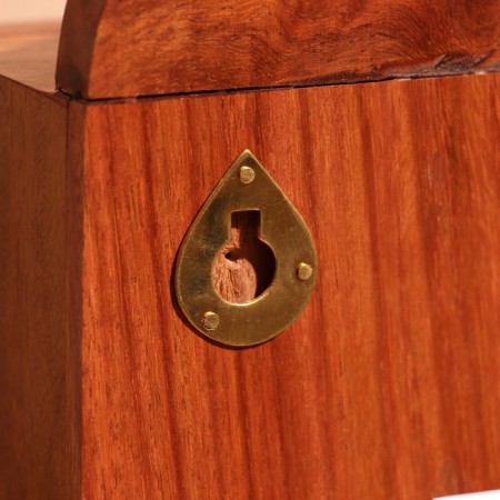 Key of the "Stupe" 18x9x31 cm, a tree shisham-4