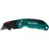 Universal folding knife Kraftool 09242, metal. Corps, trapezoidal blade, 19 mm